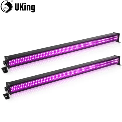 U'King 1/2 Uds 120W barra de luz de lavado de pared RGB 336 LED luces de escenario 7000lm luces de pared para el hogar club nocturno boda fiesta Show