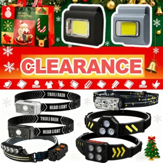 Linterna frontal LED recargable, luz frontal manos libres multimodo, luz de trabajo portátil, exterior, reparación industrial, linterna de emergencia