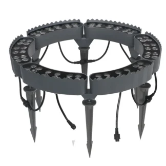 Lámpara LED para abrazar árboles, lámpara tipo punta para exteriores, blanco cálido, RGB, automática, IP65, luces puntuales impermeables, lámpara para árbol de jardín