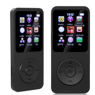 Reproductor de MP3 tipo C, reproductor de música HiFi sin pérdidas, Compatible con Bluetooth 5,0, altavoz incorporado, compatible con Radio FM, grabación de libros electrónicos para niños