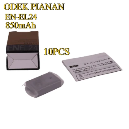 10 Uds EN-EL24 batería de iones de litio de 850mAh para cámaras sin espejo Nikon J1 J2 J3 J4 J5 V1 V2 V3-reemplazo de alta capacidad de de decodificación completa