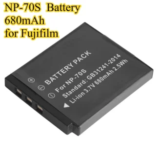 Reemplazo de batería de NP-70S de 680mAh para cámara digital Fuji Polaroid Instax Mini 99 Mini 90 Mini 70