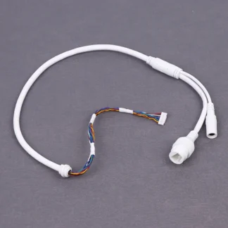 Cable trasero de cámara Ethernet Lan, Cable de red PoE RJ45, 10 pines, 10 núcleos para cámara IP