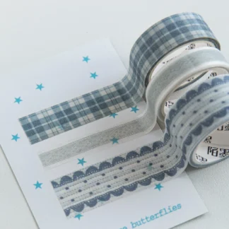 1 Uds./1 lote de cintas adhesivas decorativas, diario basura de encaje hecho a mano, papel DIY, pegatinas de álbum de recortes de enmascaramiento japonés