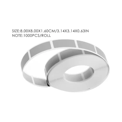 1 rollo de pegatinas adhesivas de película de recubrimiento para rascar, color gris plateado, para boletos, tarjetas de recompensa de enseñanza, pegatinas para rascar DIY