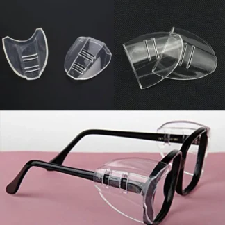 1 par de gafas de seguridad universales transparentes, gafas de seguridad flexibles de poliuretano TPU, gafas de protección ocular, protectores laterales