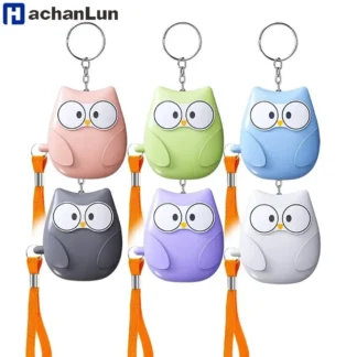 Alarma personal de autodefensa, alarma de llavero personal, alarma de seguridad de sirena de autodefensa de 130 dB para mujeres y niñas