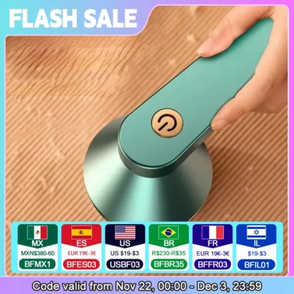Recortador de bolas de pelo eléctrico para ropa, eliminación automática de bolas de pelo, afeitado, seis cabezales de cuchillo, carga Usb, portátil para el hogar, eliminación de pelusas