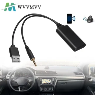 Receptor inalámbrico Universal para coche, compatible con Bluetooth, USB, 3,5 Mm, Aux Media, Bluetooth 5,0, reproductor de música, adaptador de Cable de Audio para BMW