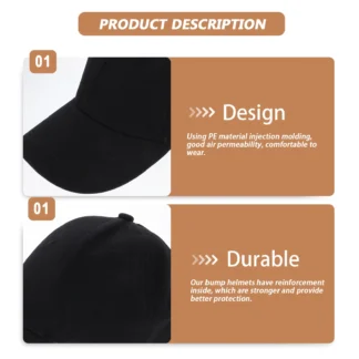 Gorras antigolpes para hombres y mujeres, sombrero de seguridad transpirable estilo béisbol, gorra de trabajo con protección Uv, sombreros duros, sombreros para el sol de construcción