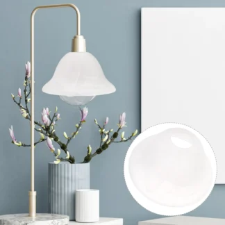 Pantalla de cristal delicada, lámpara decorativa, colgante para sala de estar, dormitorio, uso doméstico, iluminación difusa Natural, diseño elegante