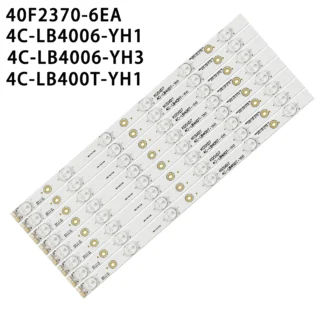 Tiras de luces LED de retroiluminación, accesorio 4C-LB4006-YH1 4C-LB4006-YH3 4C-LB400T-YH1 para shi ba 40L1550C 40L2450C LED40C720J L40E3000F