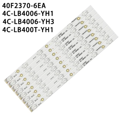 Tiras de luces LED de retroiluminación, accesorio 4C-LB4006-YH1 4C-LB4006-YH3 4C-LB400T-YH1 para shi ba 40L1550C 40L2450C LED40C720J L40E3000F