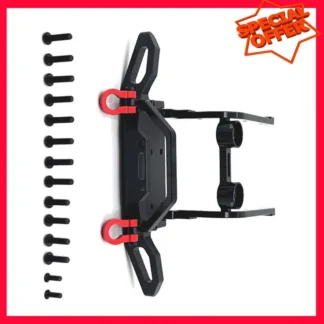 -ESTR RC Kit de parachoques delantero de actualización de coche para MJX 1/12 H12Y H12Y + accesorios de actualización de coche RC negro