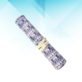 Soporte para pinceles de artista con 20 ranuras, bolsas de lona duraderas, almacenamiento enrolladas, bolígrafos de artista, suministros de arte de viaje