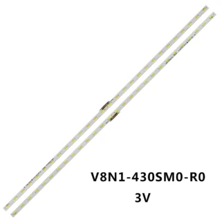 Tira de LED para iluminación trasera (3V) para UE43RU7410U UE43RU7025K UE43RU7400 LM41-00606A V8N4-430SM0-R0 BN96-46053A CY-NR043HGHV1V UE43RU7400U