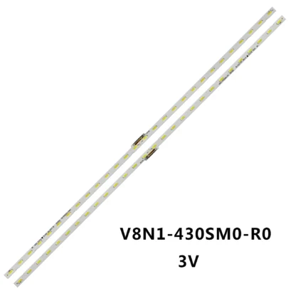 Tira de LED para iluminación trasera (3V) para UE43RU7410U UE43RU7025K UE43RU7400 LM41-00606A V8N4-430SM0-R0 BN96-46053A CY-NR043HGHV1V UE43RU7400U