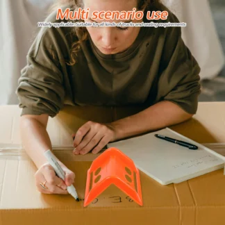 Protectores de borde de esquina, protectores de carga de remolque de plataforma plana de plástico naranja para correas de amarre, accesorios para camiones, 1 Uds.