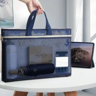 Bolsa de arte de malla de gran capacidad A3, álbum de dibujo de bocetos grande de 8k, bolsa de papel de prueba A4, bolso con cremallera, bolso de hombro, escuela de malla de nailon