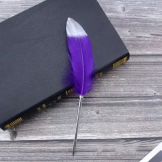 Regalo de Navidad, novedad negra, papelería, pluma, herramienta de escritura, bolígrafos de firma