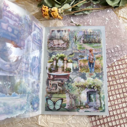 20 hojas de pegatinas Vintage para mascotas, libros para álbum de recortes, suministros de arte Retro, pegatinas creativas para proyectos y planificadores de bricolaje