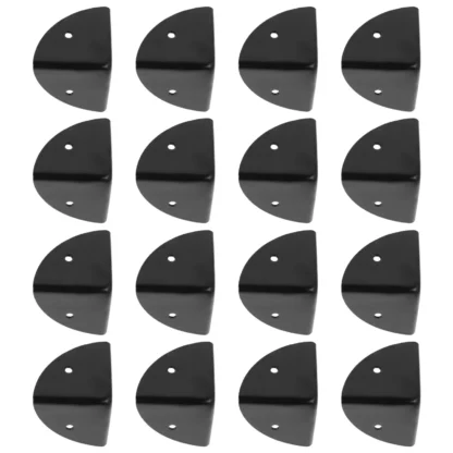 Protector de Metal para esquina, caja de herramientas, estuche de maquillaje, protección de bordes duradera, herrajes de seguridad para muebles, 16 Uds.