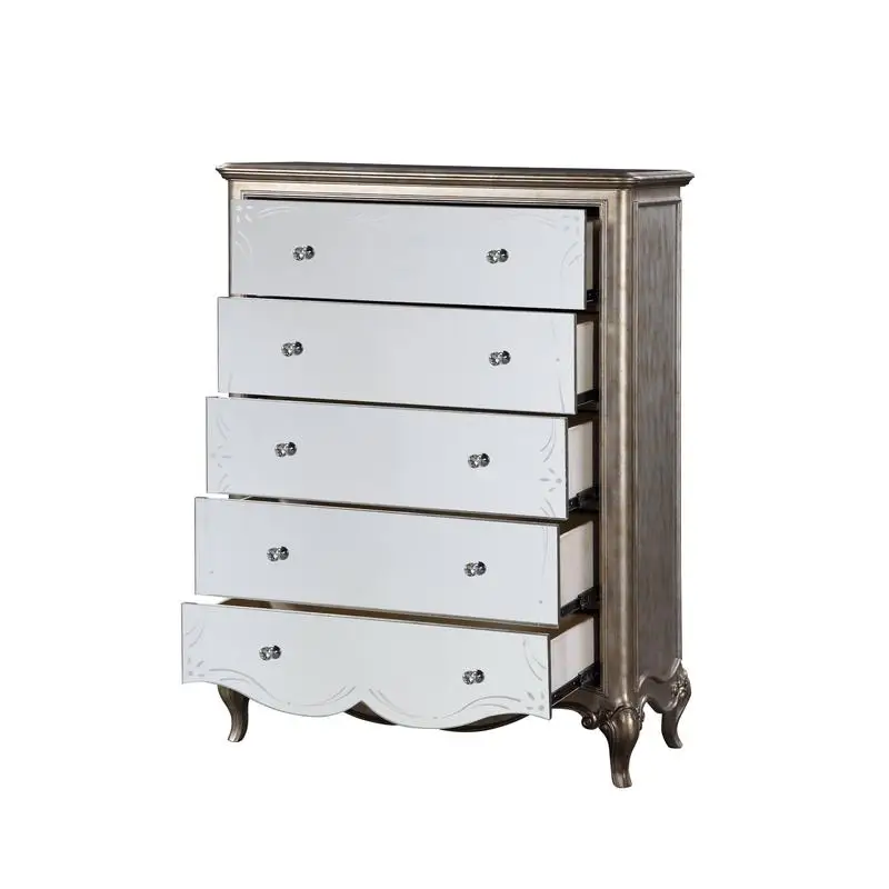 Cofre con acabado champán antiguo: elegante solución de almacenamiento para decoración del hogar, cofre de estilo vintage para organizar elementos esenciales, con clase