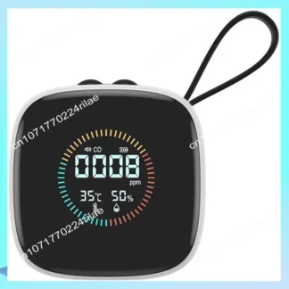 A17Z último Detector de calidad de CO con alarma de sonido pantalla LCD probador de Sensor de temperatura y humedad DM1210B