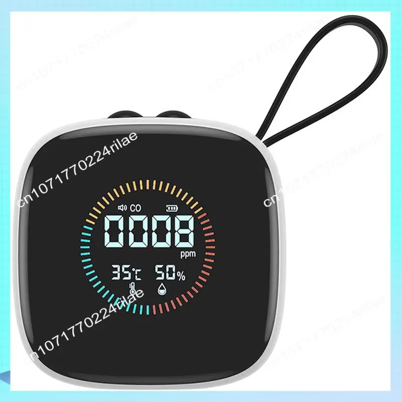 A17Z último Detector de calidad de CO con alarma de sonido pantalla LCD probador de Sensor de temperatura y humedad DM1210B