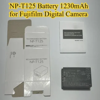 Batería NP-T125 de 1230mAh para cámara Digital Fujifilm GFX100 GFX100S GFX50S GFX50R GFX50S II X-T4 X-T3 X-H1 X-Pro3 X-T30 II
