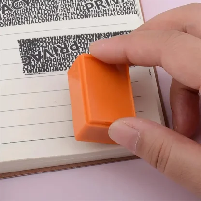 Sello de confidencialidad con escudo de privacidad definitivo, diseño de alta seguridad a prueba de manchas para sellado de documentos, mantiene la información, 2 piezas