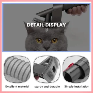 Accesorio de vacío de M02K para perros y gatos, cepillo para cama de mascotas, herramienta para novio Compatible con Dyson V11 V10 V8 V7, accesorios para aspiradoras
