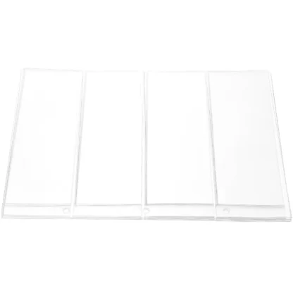 10 Uds. De páginas de libro de colección de monedas de papel, organizador de Material de PVC, álbum de almacenamiento, página de ocultadores de dinero para efectivo