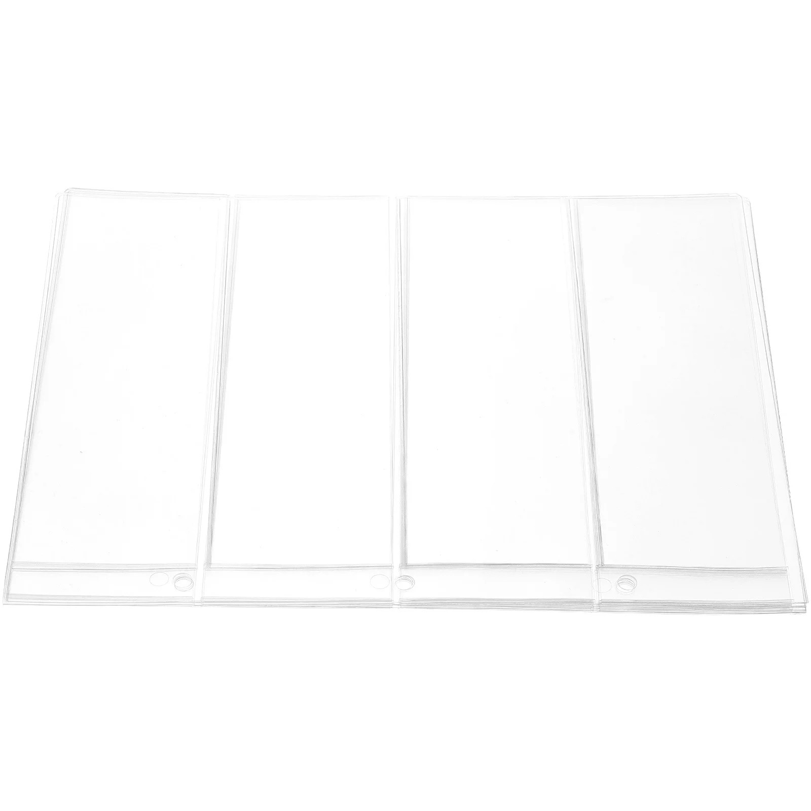 10 Uds. De páginas de libro de colección de monedas de papel, organizador de Material de PVC, álbum de almacenamiento, página de ocultadores de dinero para efectivo