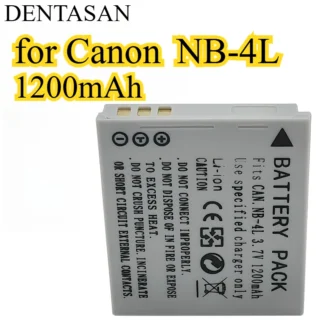 Batería de NB-4L de 1200mAh para Canon SX280 SX275 SX510 IXUS 85IS 95IS 300HS celda de alimentación de repuesto totalmente decodificada
