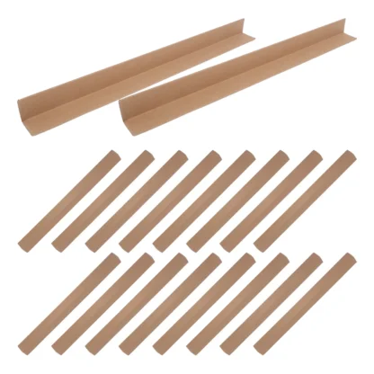 Protectores de embalaje reforzados de 20 piezas, protectores de esquina de cartón resistentes para cajas, marco de muebles, protección de bordes en tránsito
