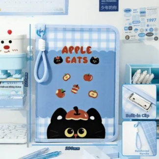 Bolsas de almacenamiento de archivos A4 de gran capacidad, bolsa de archivos portátil de mano, bolsa de almacenamiento de datos impermeable transparente, almacenamiento de papelería