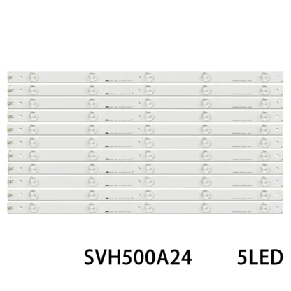 Tira de luces LED, accesorio para T500HVN07.1 LC-50N5000U LC-50N4000U LC-50N3100U E257384 SVH500A24_5LED_Rev06_140303