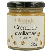 Crema de Avellana "crunchy" tostada con piel bio 210 g - Oleander