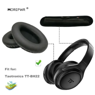 Almohadillas de repuesto para auriculares Taotronics TT-BH22 TT BH22, piezas, diadema, cojín de cuero, orejera de terciopelo, funda para auriculares