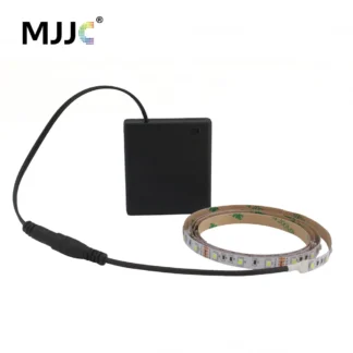 Tira de luces LED alimentada por batería 50CM 1M 2M 3M cinta adhesiva luces SMD 2835 5V blanco frío cálido lámpara de rayas LED con pilas