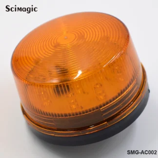 Luz LED intermitente para puerta de 12V y 24V CC, lámpara de alarma para abridor de puerta corredera oscilante/señal de puerta de barrera, lámpara intermitente estroboscópica