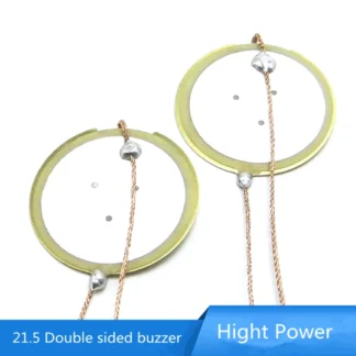 Timbre de cerámica piezoeléctrico de doble cara, bocina ultrasónica, alarma, fuelle piezoeléctrico de cerámica de alta potencia, 21,5 MM, 27MM-25 TL MM, 2 unids/lote