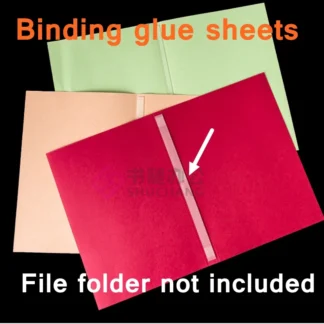 Tira adhesiva de fusión térmica, suministros de encuadernación de hojas de pegamento térmico, 2-48mm, 10 unidades por lote