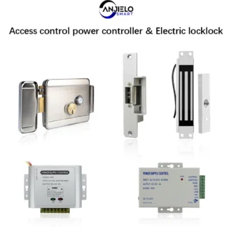 ANJIELO Timbre Video Sistema de intercomunicación Accesorios DC 12V Control de acceso Controlador de potencia | Cerradura eléctrica | Cerradura electromagnética