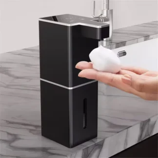 Dispensador automático de jabón de espuma inteligente de 4 niveles, generador con Sensor sin contacto para lavadora de manos de montaje en pared, 400ML