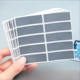 50 Uds. De pegatinas para rascar, pegatinas rectangulares para rascar, palo autoadhesivo, etiqueta de tarjeta para rascar DIY para juego de recompensa, billete de rifa