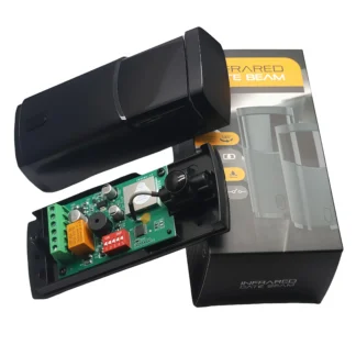 Sensor de haz de fotocélula de seguridad de puerta automática con rotación de 180 grados para puerta corredera