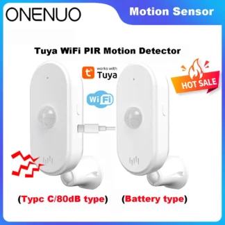 Sensor de movimiento PIR WiFi Tuya, Sensor de detección de cuerpo humano, Sensor PIR infrarrojo de vida inteligente para protección de seguridad del hogar
