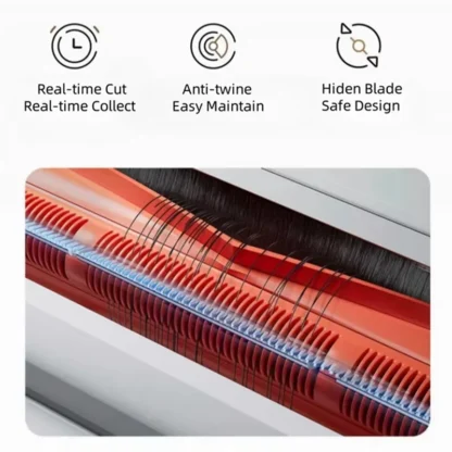 A21F-cepillo de rodillo antienredos de corte de pelo para Mijia M40 Omni 1S B116 X20 +/X20 Plus S20 + M30S accesorios de vacío